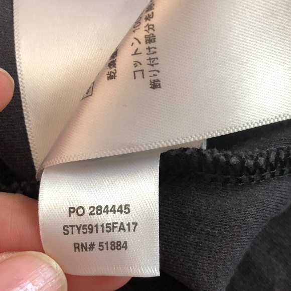 PATAGONIA Midi Dress Women's Size Medium Gray 100% Organic Cotton V-Neck - Picture 10 of 12